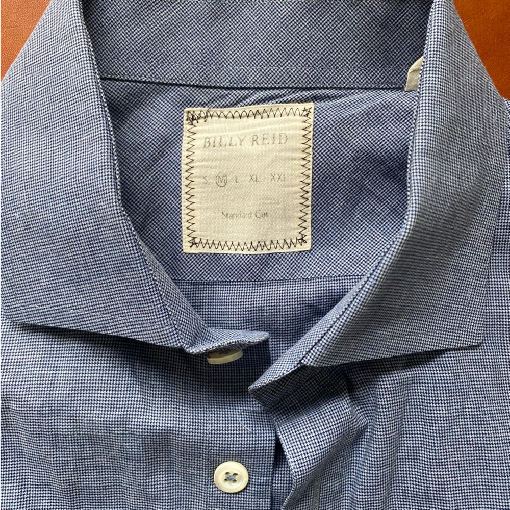 Billy Reid Tuscumbia Button Down Shirt Medium Standard Fit